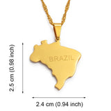 ELXNAY Necklace Brazil Necklace