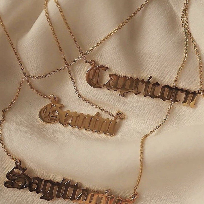 ELXNAY Necklace The Signs