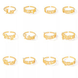 ELXNAY ring Starsign rings