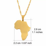 ELXNAY Small 'plain' Africa Necklace